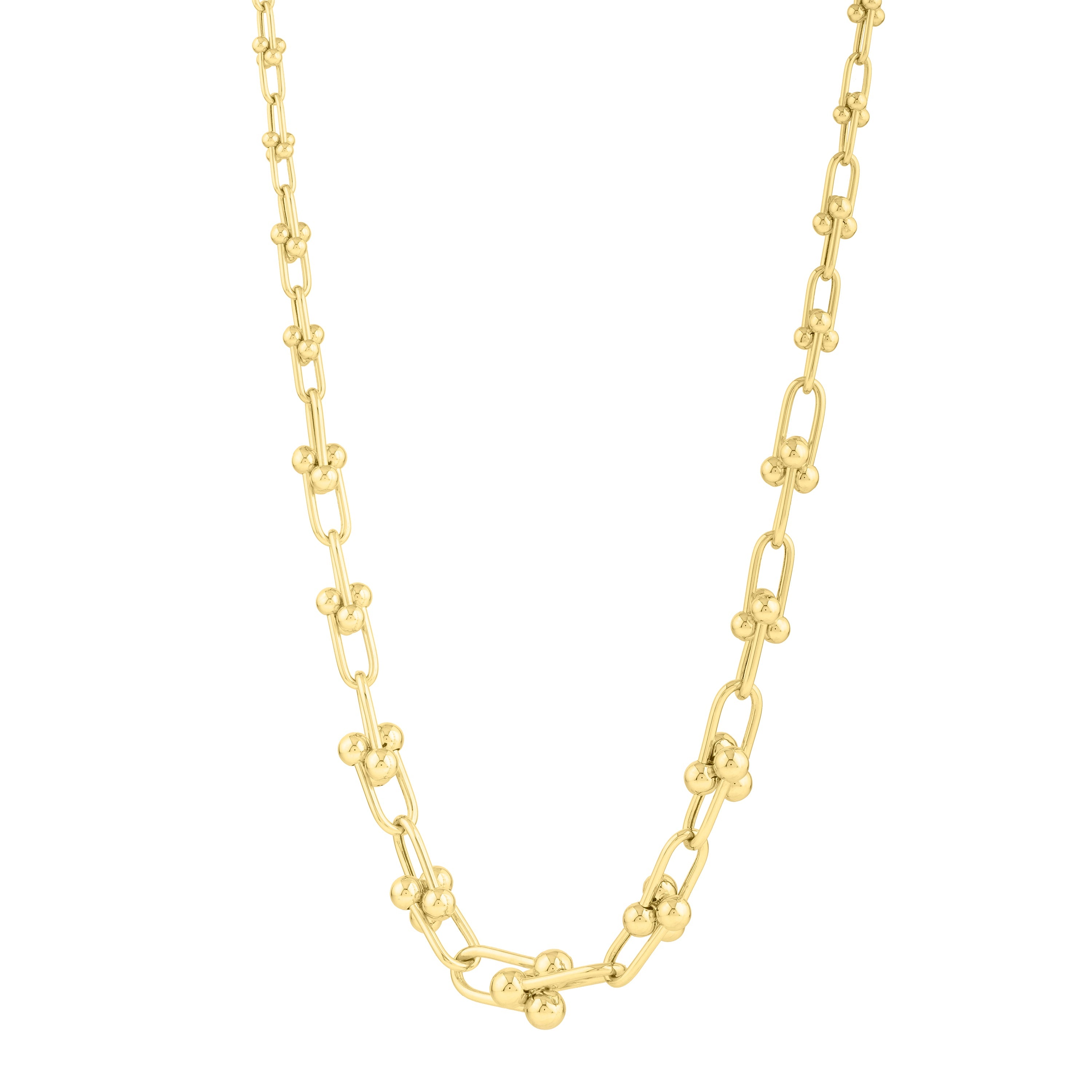Parkplace Jewelers 14k-graduated-jax-link-necklace-c17099