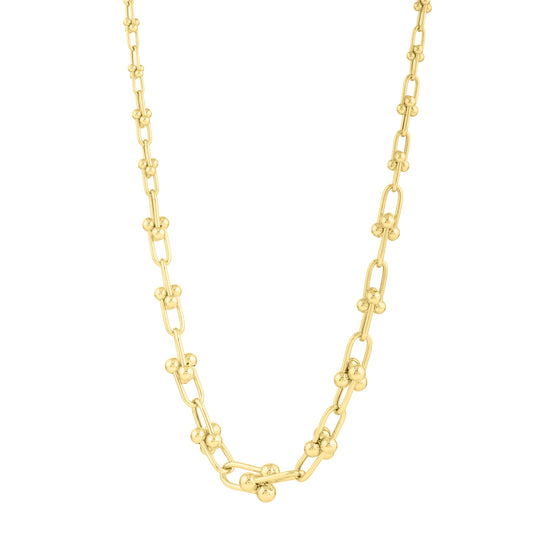 Parkplace Jewelers 14k-graduated-jax-link-necklace-c17099