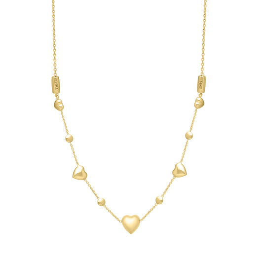 Parkplace Jewelers 14k-puff-heart-adjustable-bracelet-anklet-c17323