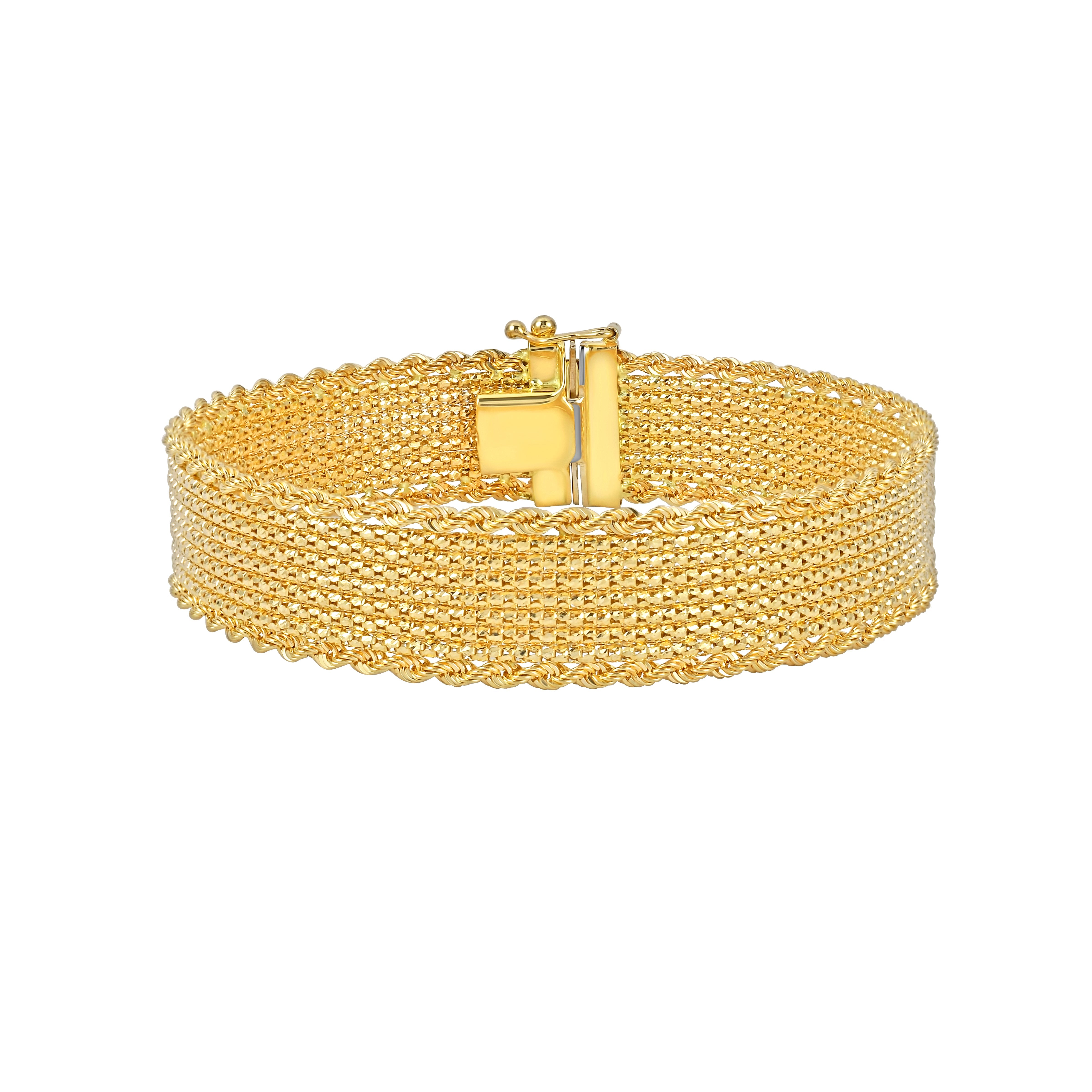 Parkplace Jewelers 14k-gold-cleopatra-bracelet-c18029