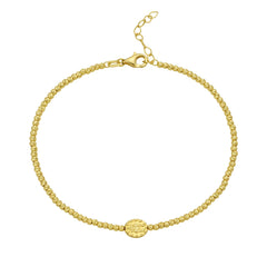 Yellow Gold Polished Love & Faith Bracelet