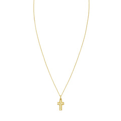 Yellow Gold Polished Love & Faith Necklace