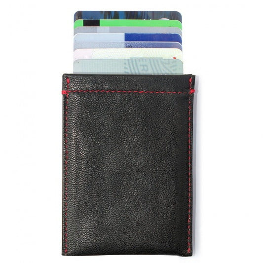 Black Leather RFID Case CC-BLK-RFID