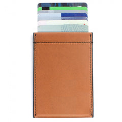 Tan Leather RFID Case CC-TAN-RFID