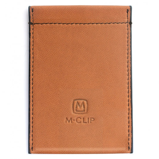 MClip Tan Leather RFID Case CC-TAN-RFID