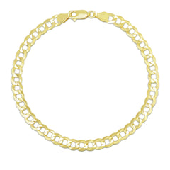 Yellow Gold Polished Fashion Chain Anklets Anklet