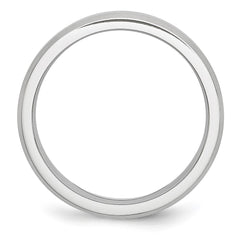 Chisel Cobalt Beveled Edge Satin 6mm Band