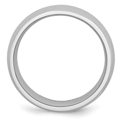 Chisel Cobalt Polished 8mm Half Round Band