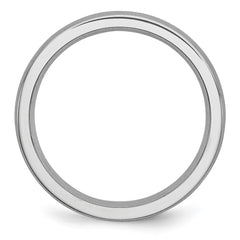 Chisel Cobalt Satin 4mm Half Round Band