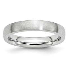 Chisel Cobalt Satin 4mm Half Round Band