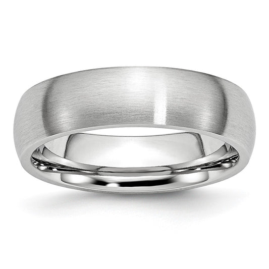Chisel Cobalt Satin 6mm Half Round Band