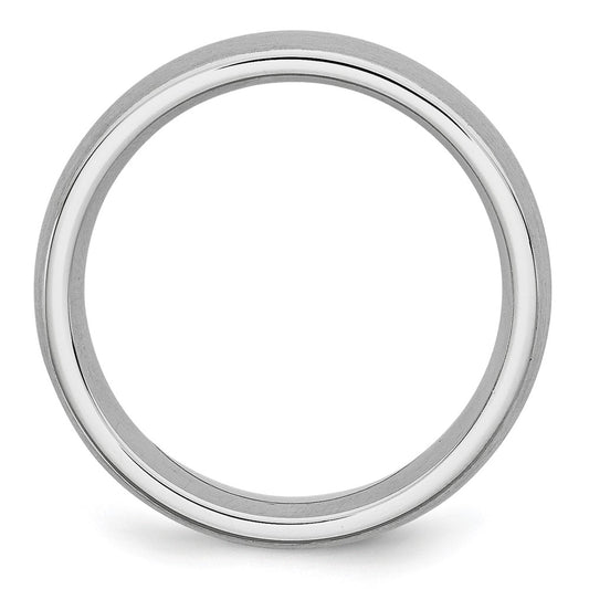 Chisel Cobalt Satin 8mm Half Round Band