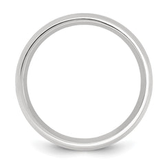 Chisel Cobalt Polished Grooved 8mm Band