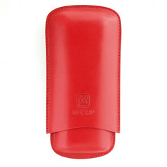 MClip Red Calfskin Cigar Case CG-RED-LTHR