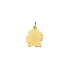 Yellow Gold Polished Fashion Charm