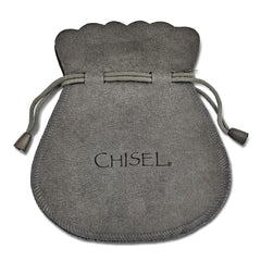Chisel Stainless Steel Antiqued and Polished Claddagh Bangle SRB608