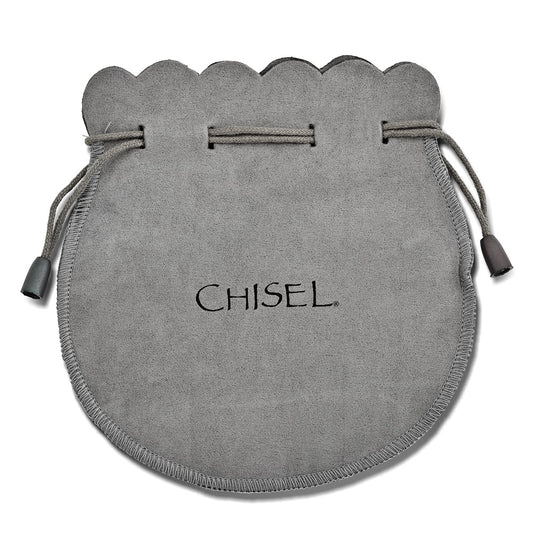 Chisel Stainless Steel Polished 24 inch Oval Link Necklace SRN845-24