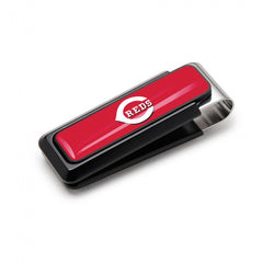 MClip Cincinnati Reds Money Clip - Urethane Inlay CIN-UV2-BKA-CLUR