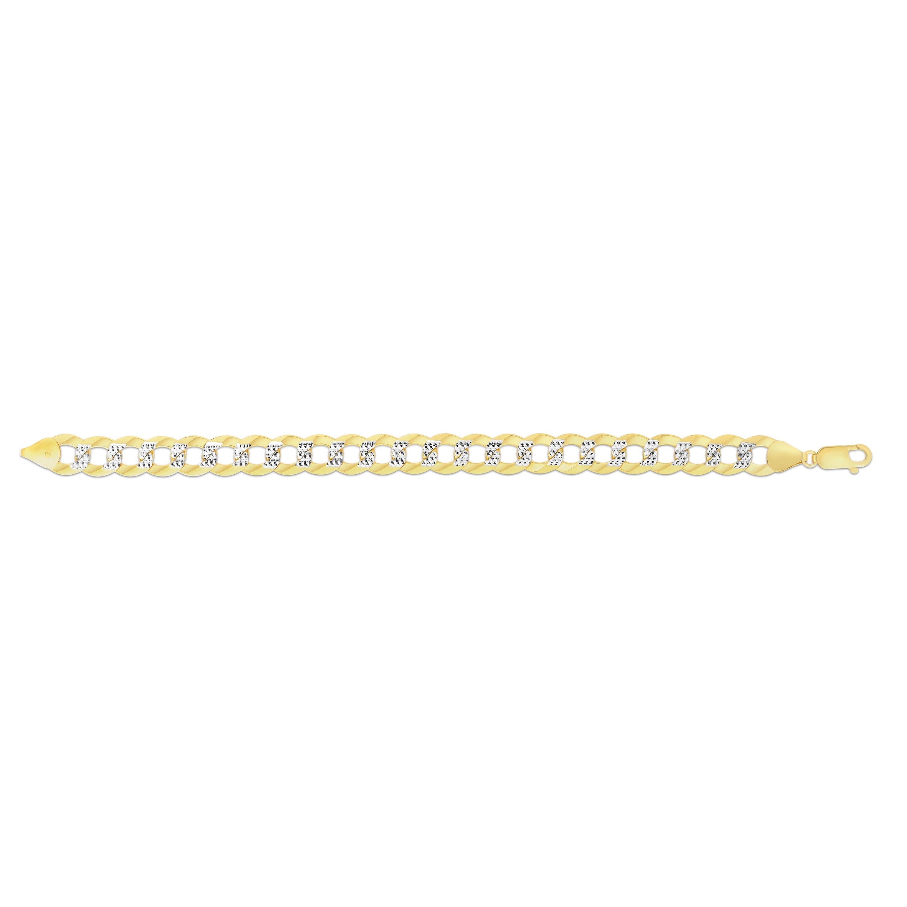 Parkplace Jewelers 14k-gold-11-23mm-white-pave-curb-chain-cpc280