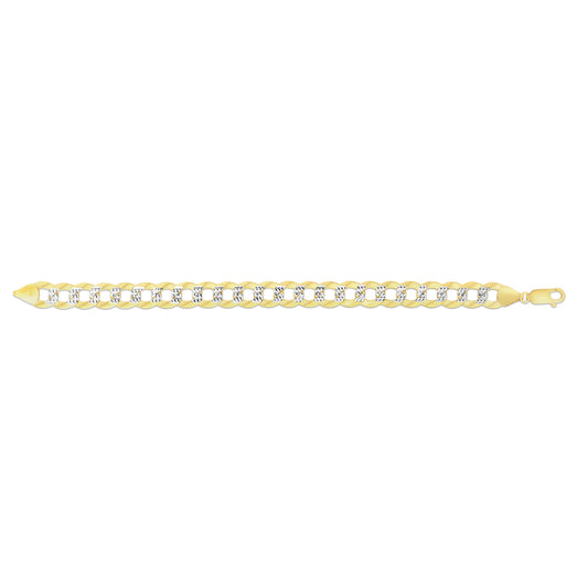 Parkplace Jewelers 14k-gold-11-23mm-white-pave-curb-chain-cpc280