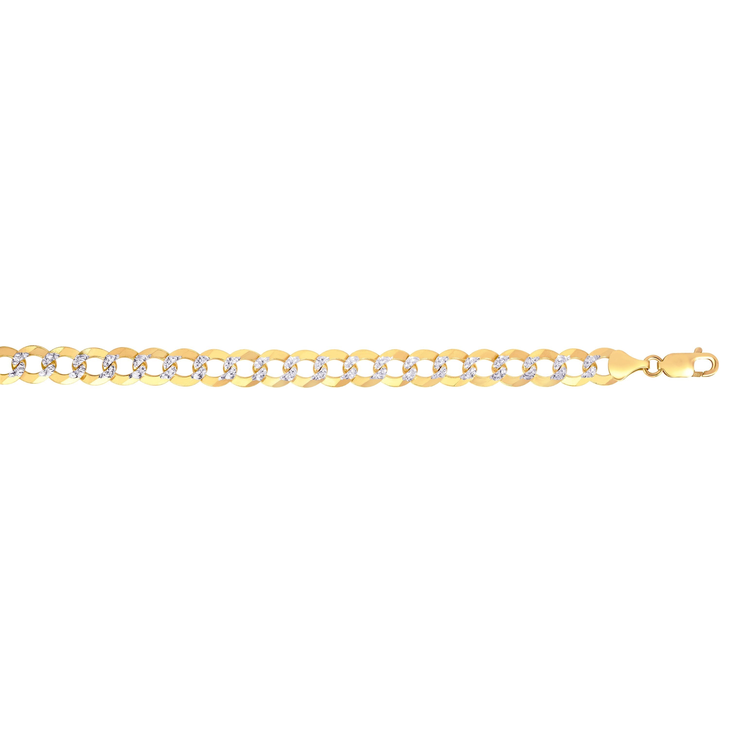 Parkplace Jewelers 14k-gold-12-18mm-white-pave-curb-chain-cpc310