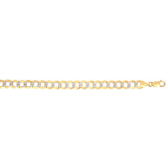 Parkplace Jewelers 14k-gold-12-18mm-white-pave-curb-chain-cpc310