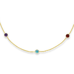 Yellow Gold  Colorful Drops Bracelet