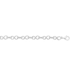 Parkplace Jewelers silver-infinity-10ct-diamond-accent-link-bracelet-dagf3046