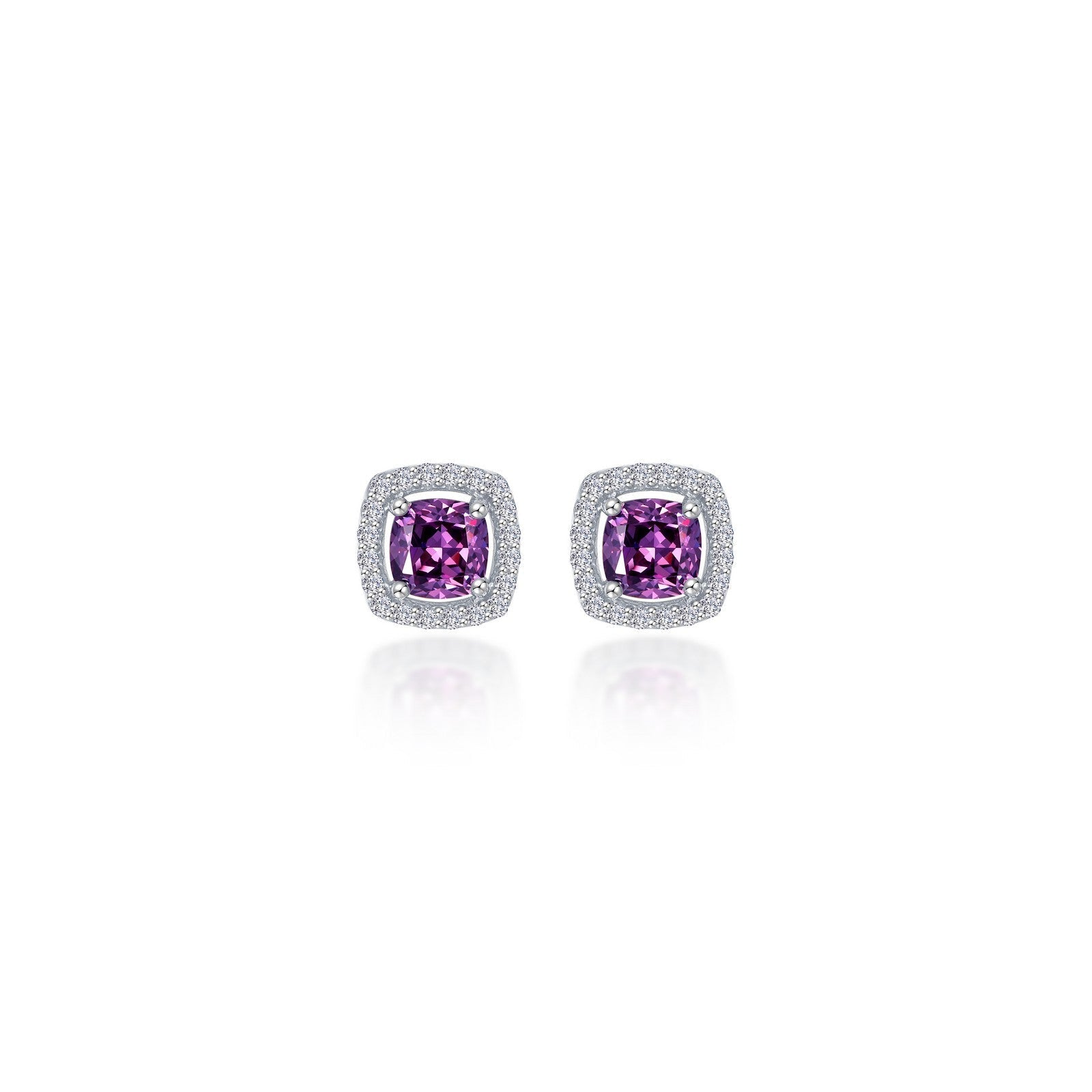 cushion-cut-halo-stud-earrings