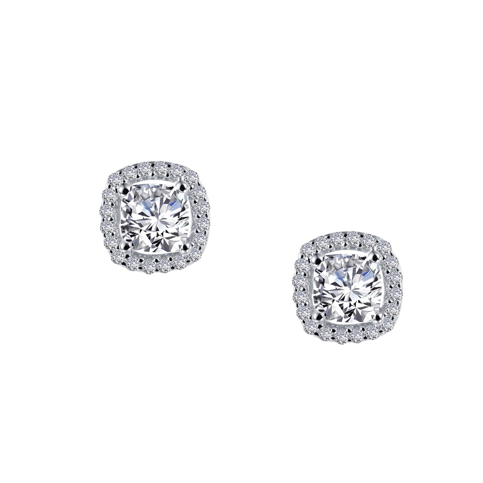cushion-cut-halo-stud-earrings