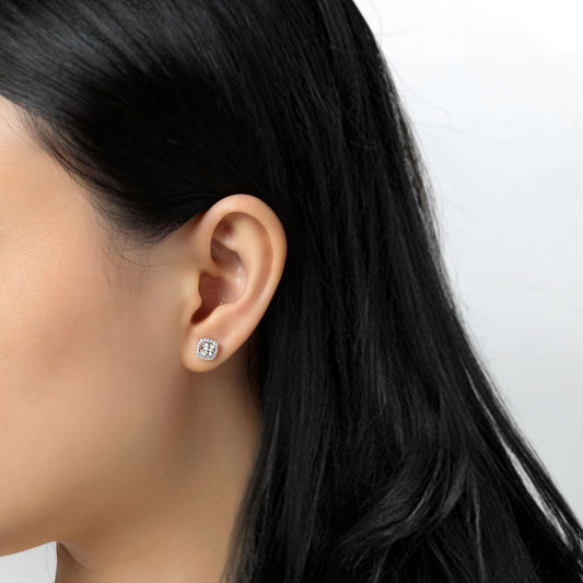 cushion-cut-halo-stud-earrings