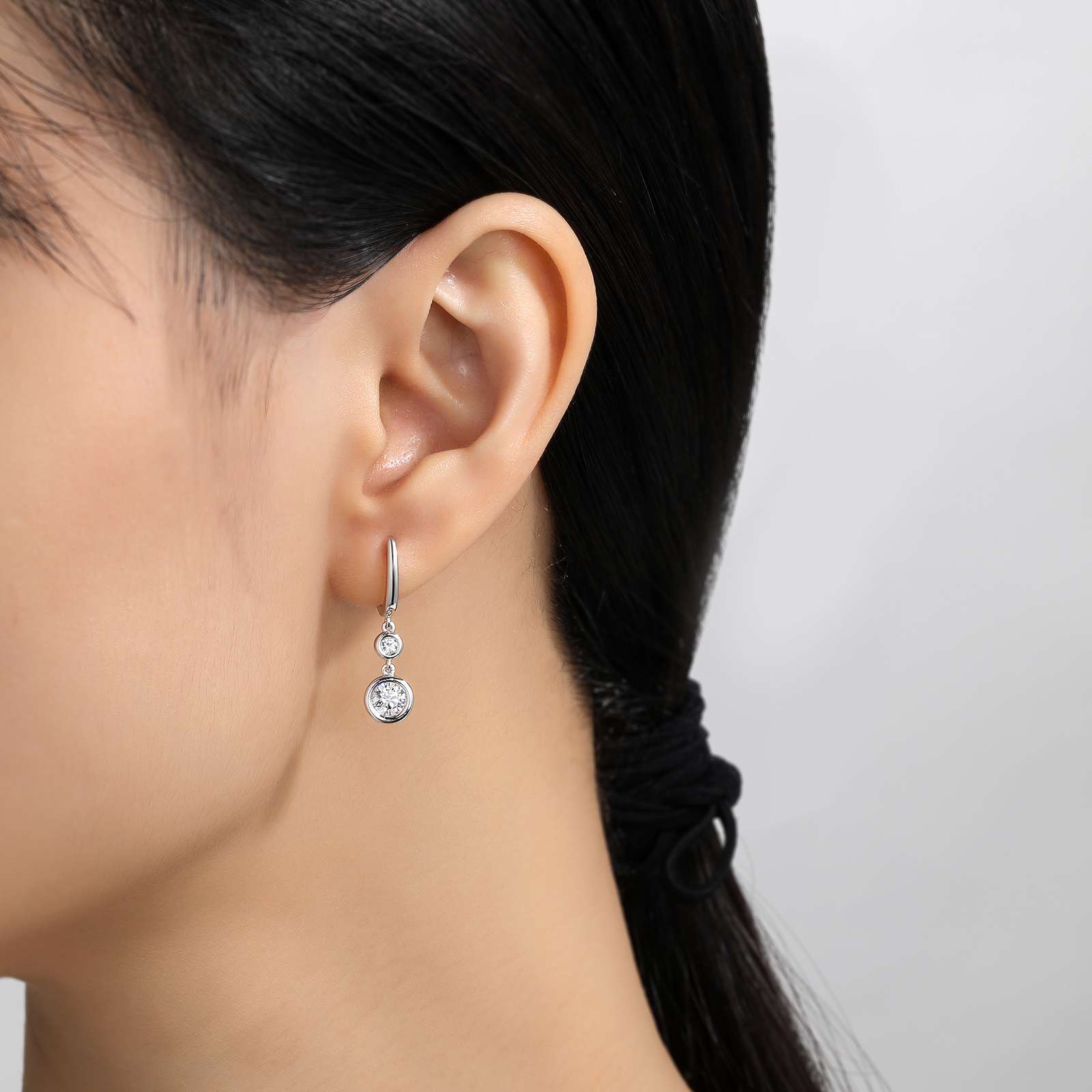 bezel-set-drop-earrings