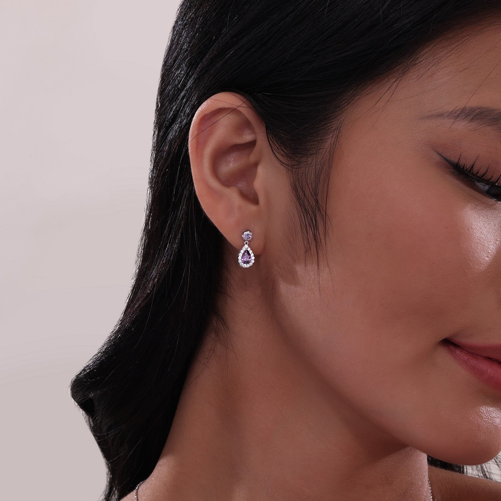 oval-halo-drop-earrings