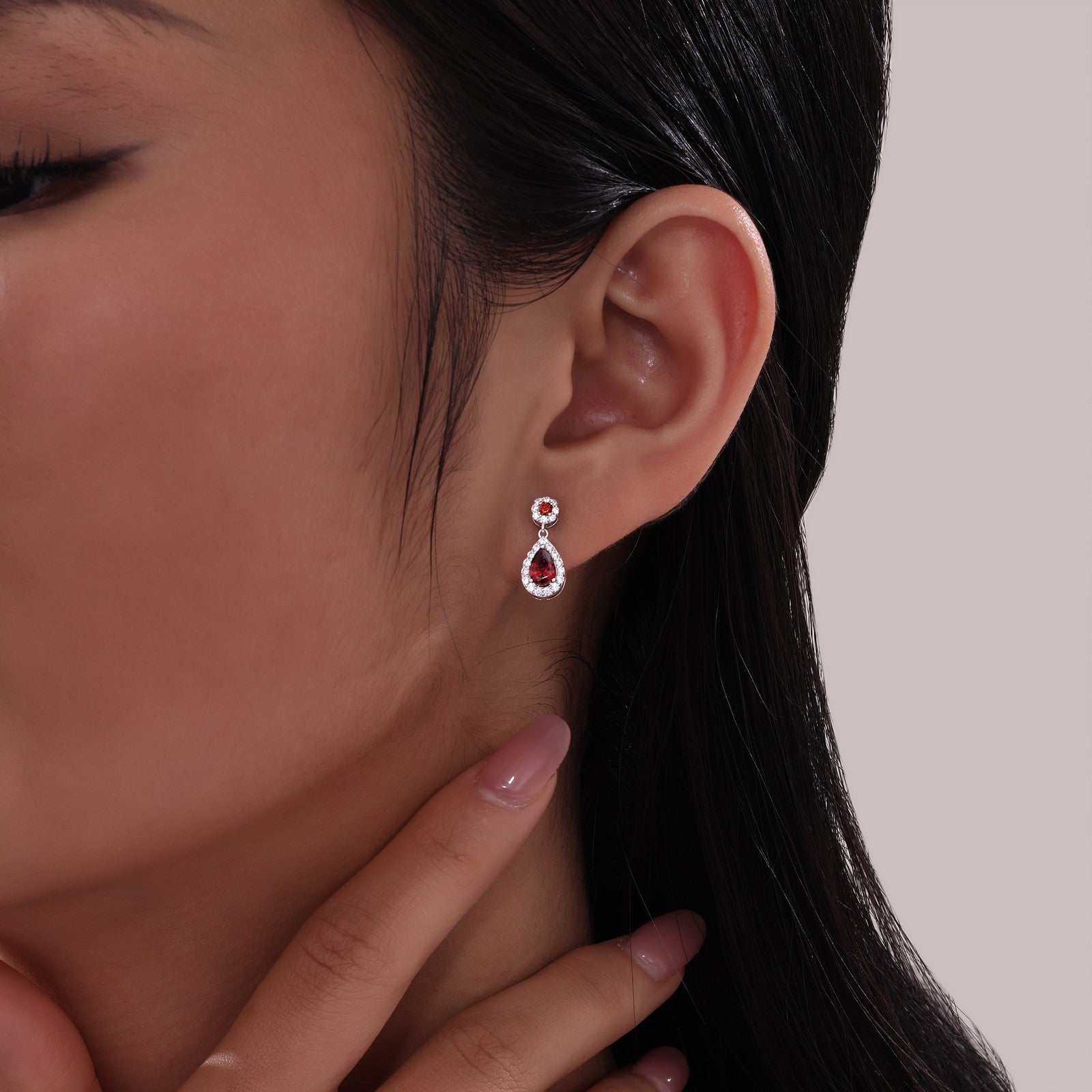 oval-halo-drop-earrings