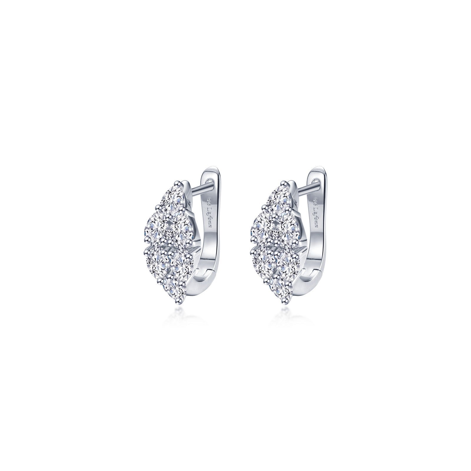cluster-huggie-hoop-earrings