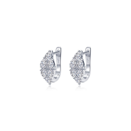 cluster-huggie-hoop-earrings