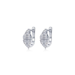 cluster-huggie-hoop-earrings