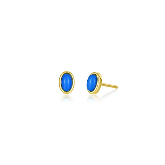 reconstituted-turquoise-stud-earrings