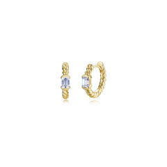 emerald-twist-huggie-earrings