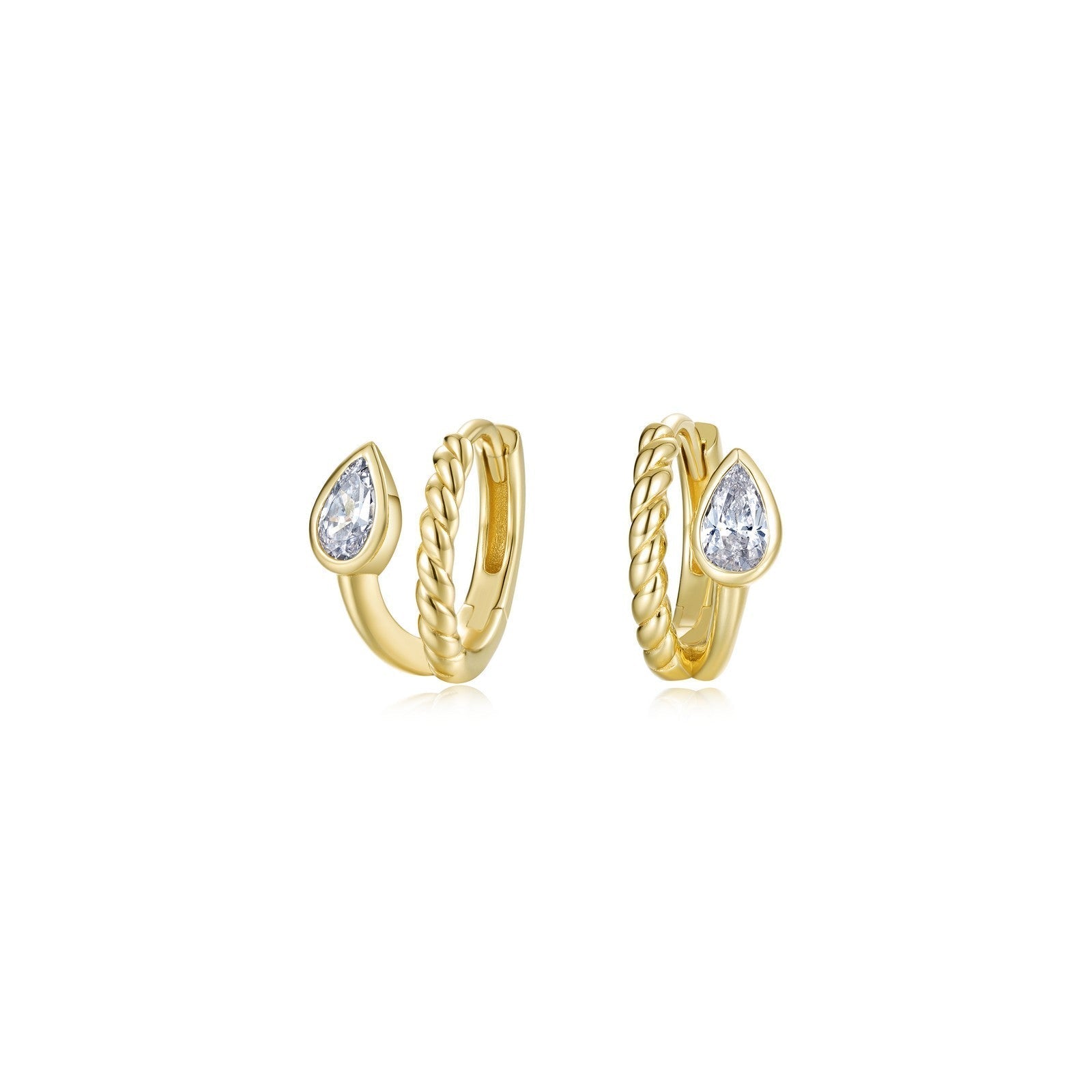tessa-bypass-pear-huggie-earrings