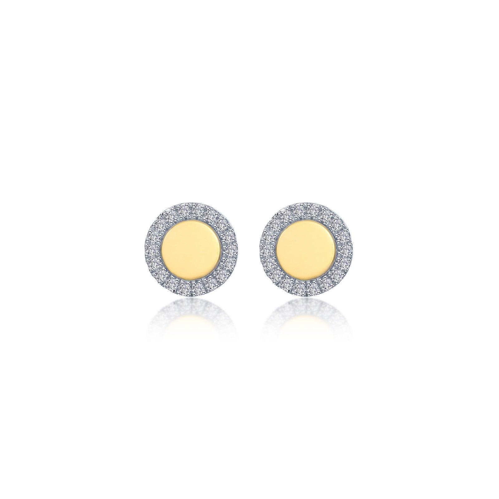 two-tone-button-stud-earrings
