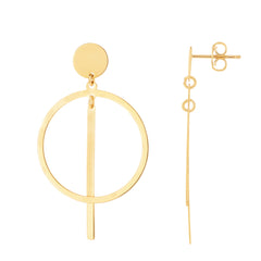 Parkplace Jewelers 14k-gold-geometric-drop-earrings-er12029