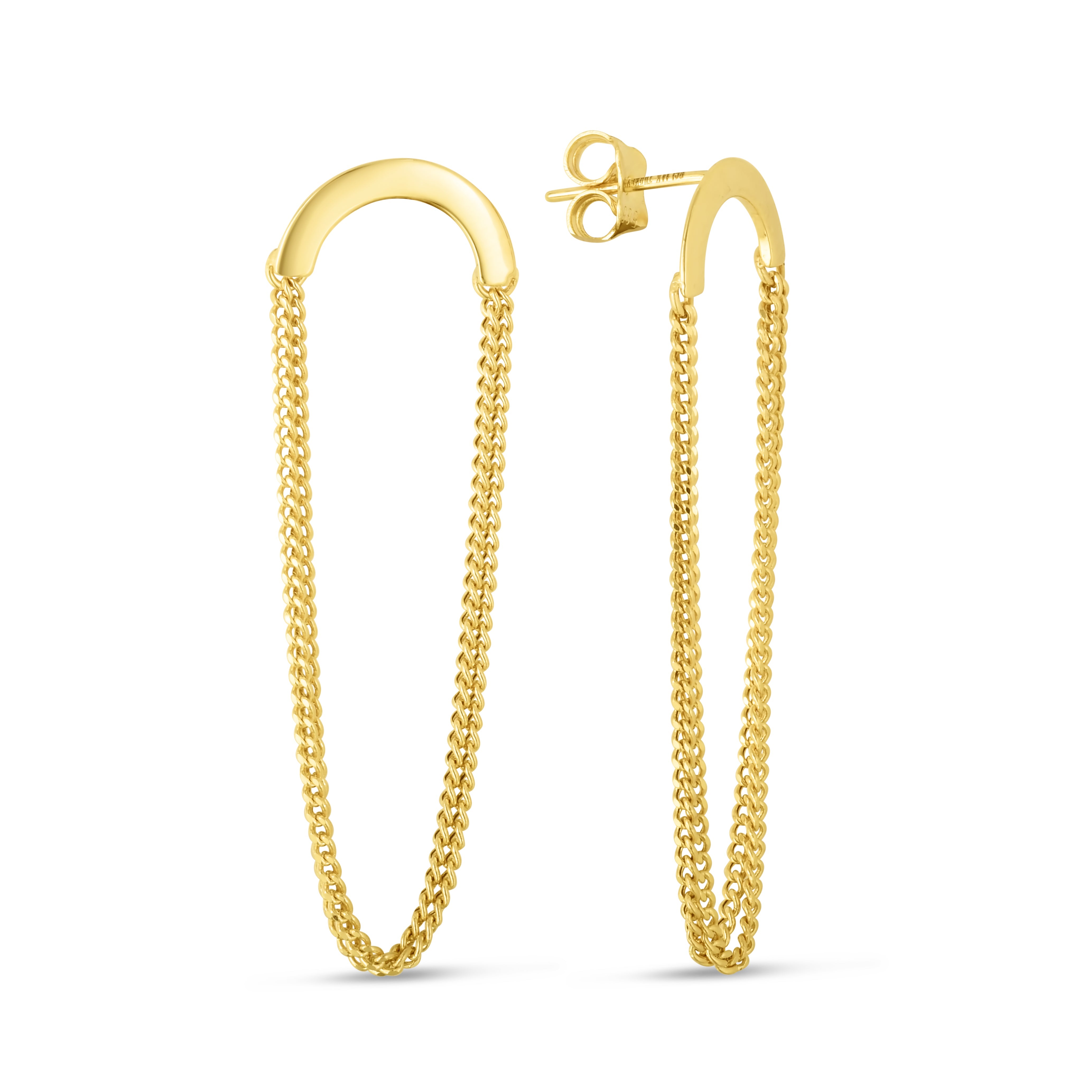 Parkplace Jewelers 14k-gold-chain-drop-earrings-er13781