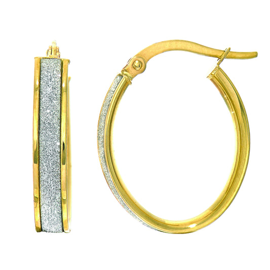 Yellow Gold Glitter Glitter Earrings Earring