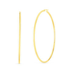 Parkplace Jewelers 14k-gold-2x70mm-polished-hoop-earring-er8709