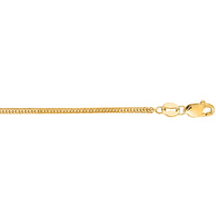 Yellow Gold Polished Foxtail Necklace