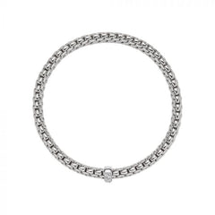 Fope Vendome 18ct White Gold 0.10ct Diamond Bracelet 56002BX_BB_B_XBX_0XS