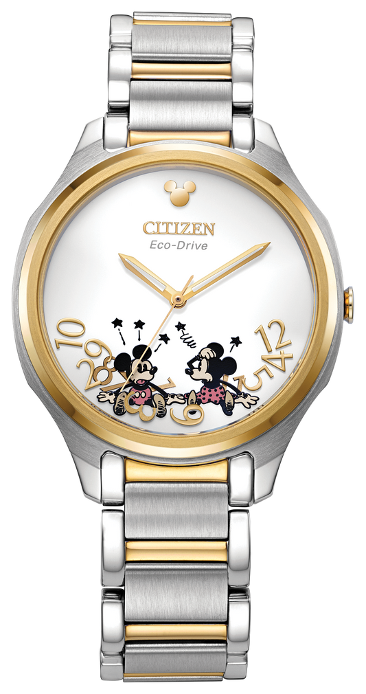 Citizen Falling Mickey & Minnie EM0754-59W