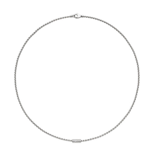 Fope Aria 18ct White Gold 0.02ct Diamond Necklace 89103CX_BB_B_XBX_037