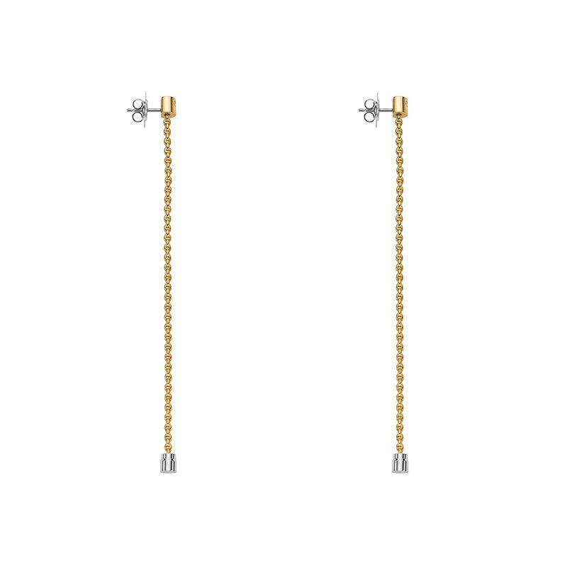 Fope Aria 18ct Yellow Gold 0.09ct Diamond Interchangable Earrings 89203OX_BB_G_XGX_000